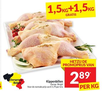 Intermarché Kippenbillen PER KG aanbieding