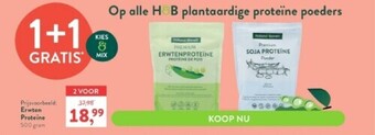 Holland & Barrett Erwten proteine 500 gram aanbieding