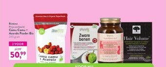 Holland & Barrett Camu camu + acerola poeder bio 200 gram aanbieding