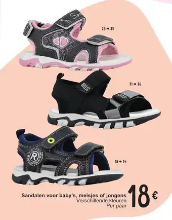 Cora Sandalen voor baby's, meisjes of jongens aanbieding