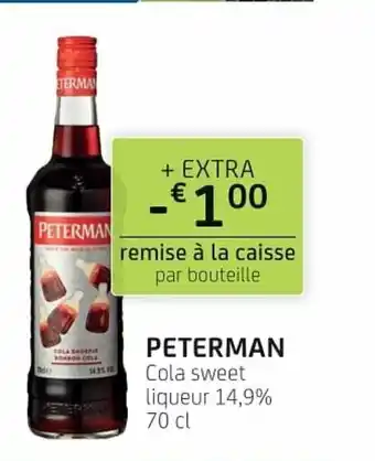 BelBev Peterman Cola sweet aanbieding