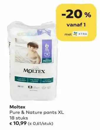 Bio Planet Moltex pure + nature pants aanbieding