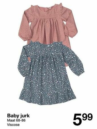 Zeeman Baby jurk aanbieding