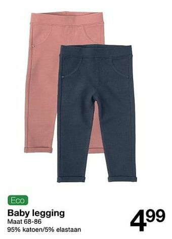 Zeeman Baby legging aanbieding