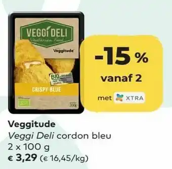Bio Planet Veggitude veggi deli cordon bleu aanbieding