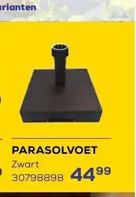 Supra Bazar Parasolvoet zwart aanbieding