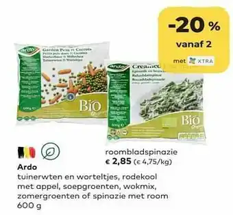 Bio Planet Ardo roombladspinazie aanbieding