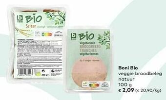 Bio Planet Boni bio veggie broodbeleg natuur aanbieding