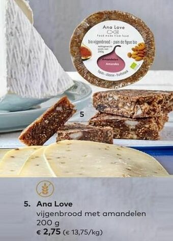 Bio Planet Ana love vijgenbrood met amandelen aanbieding