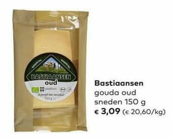 Bio Planet Bastiaansen gouda oud sneden aanbieding