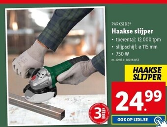 Lidl Haakse slijper aanbieding