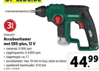 Lidl Accuboorhamer met sds-plus, 12 v aanbieding