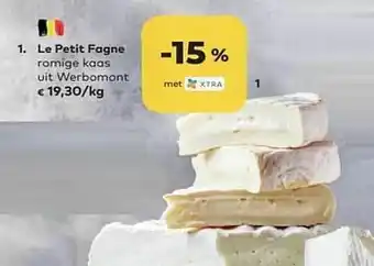 Bio Planet Le petit fagne romige kaas uit werbomont aanbieding