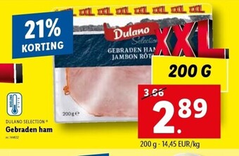 Lidl Gebraden ham aanbieding