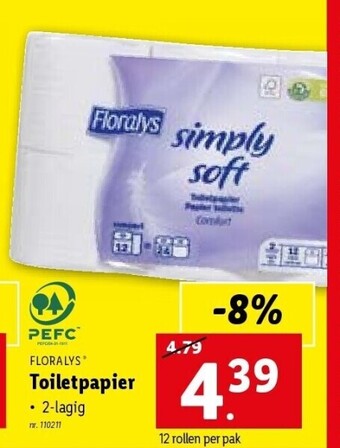 Lidl Toiletpapier aanbieding