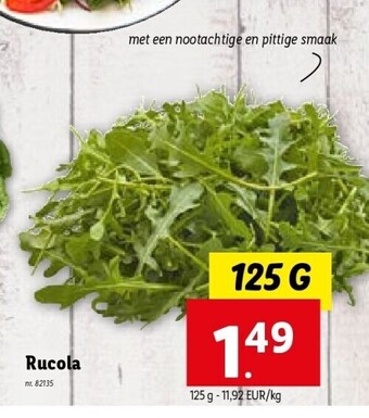 Lidl Rucola aanbieding