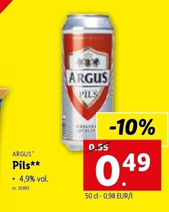 Lidl Pils** aanbieding