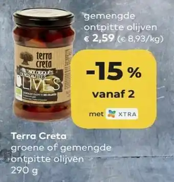 Bio Planet Terra creta gemengde ontpitte olijven aanbieding