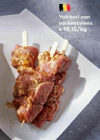 Yakitori van varkensvlees