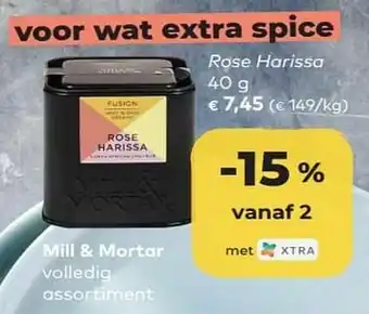 Mill + mortar rose harissa