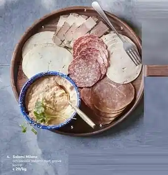 Salami milano artisanale salami met grove korrel
