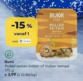 Bumi pulled seitan indian of indian tempé