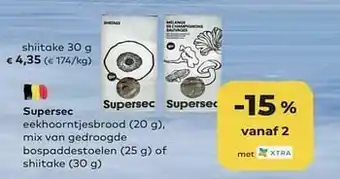Supersec shiitake