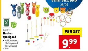 Lidl Houten speelgoed aanbieding