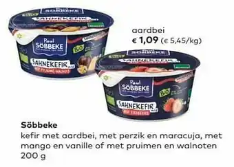 Bio Planet Sobbeke aardbei aanbieding