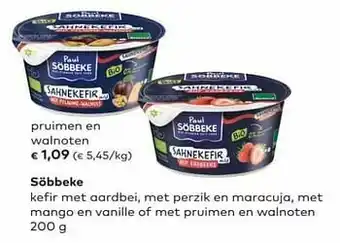 Bio Planet Sobbeke pruimen en walnoten aanbieding