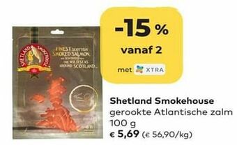 Bio Planet Shetland smokehouse gerookte atlantische zalm aanbieding