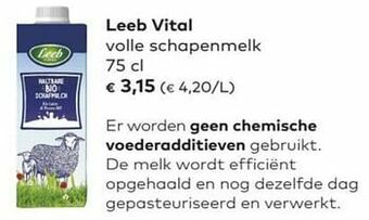 Leeb vital volle schapenmelk