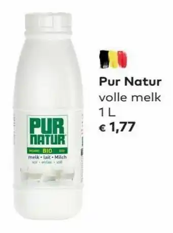Bio Planet Pur natur volle melk aanbieding