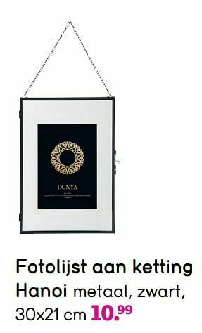Leen Bakker Fotolijst aan ketting hanoi aanbieding