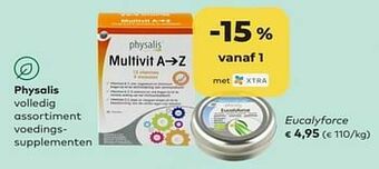 Bio Planet Physalis eucalyforce aanbieding