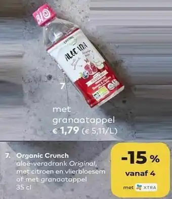 Organic crunch met granaatappel