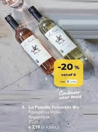 Bio Planet La posada torrontés bio famatina valley - argentinië aanbieding