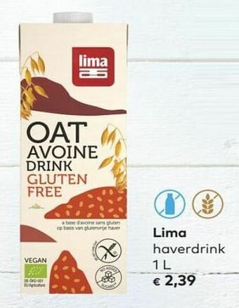 Bio Planet Lima haverdrink aanbieding