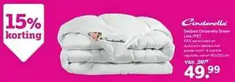 Dekbed cinderella green line rpet