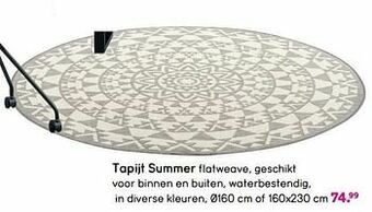 Leen Bakker Tapijt summer aanbieding
