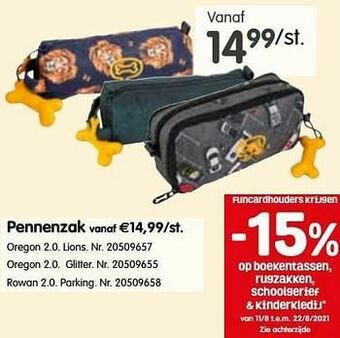 Fun Pennenzak aanbieding