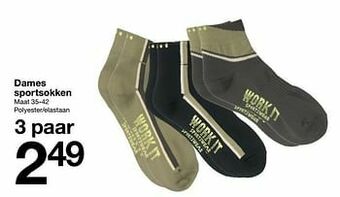 Zeeman Dames sportsokken aanbieding