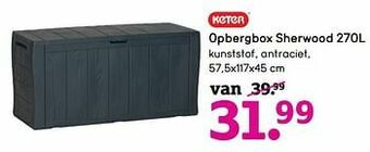 Leen Bakker Opbergbox sherwood aanbieding