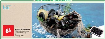 Auchan MOULES DE CORDE aanbieding