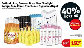 Kruidvat Dove douchefoam Rose Oil 1200 ml aanbieding