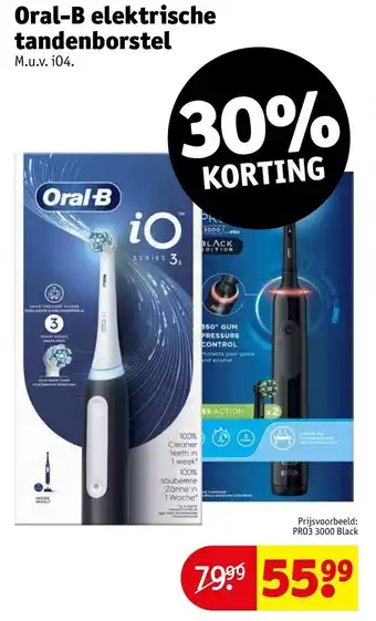 Kruidvat Oral-B PRO3 3000 Black aanbieding