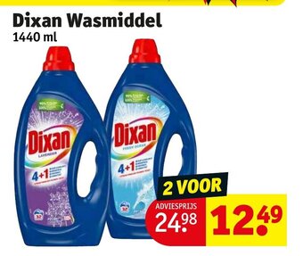 Kruidvat Dixan Wasmiddel 1440 ml aanbieding