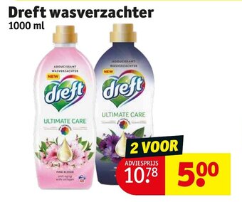 Kruidvat Dreft wasverzachter 1000 ml aanbieding