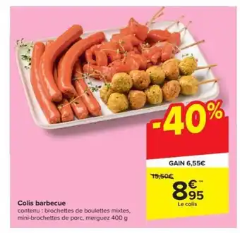 Carrefour Colis barbecue aanbieding