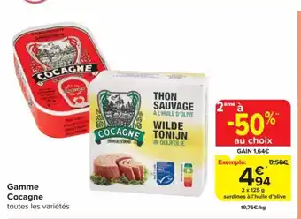 Gamme Cocagne 2 x 125 g